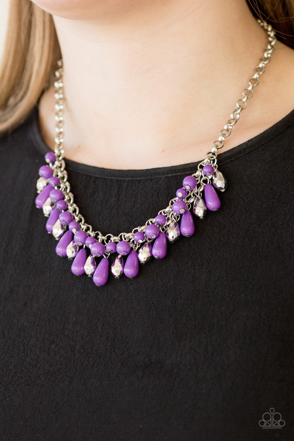 Paparazzi ♥ Coastal Cabanas - Purple ♥  Necklace