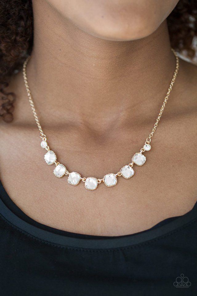 Paparazzi ♥ Deluxe Luxe - Gold ♥ Necklace