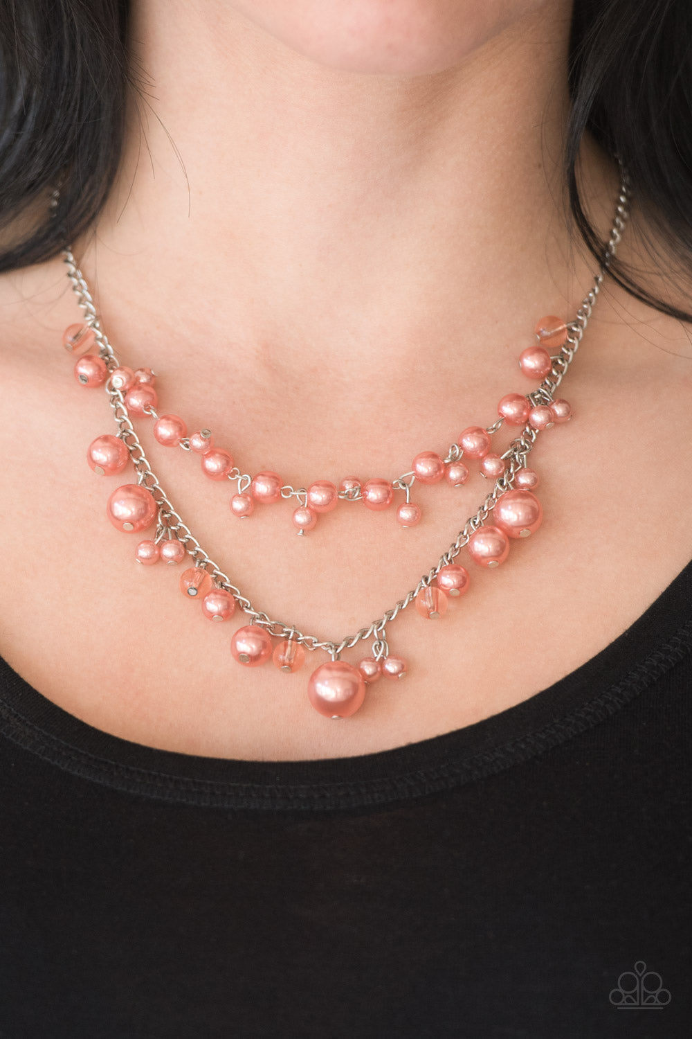 Paparazzi ♥ Blissfully Bridesmaid - Orange ♥  Necklace