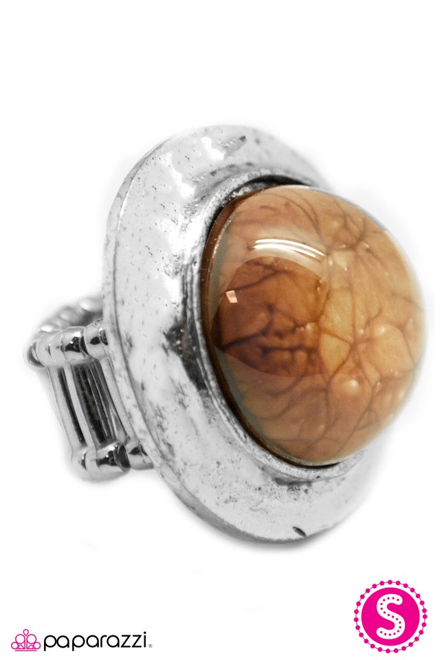 Paparazzi ♥ The World Revolves Around You - Brown ♥ Ring
