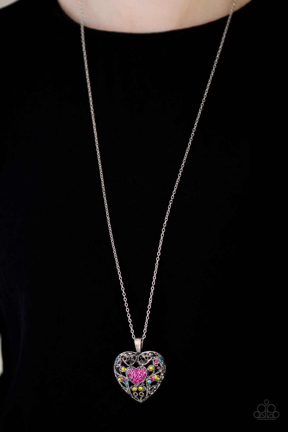Paparazzi ♥ Heartless Heiress - Multi ♥  Necklace