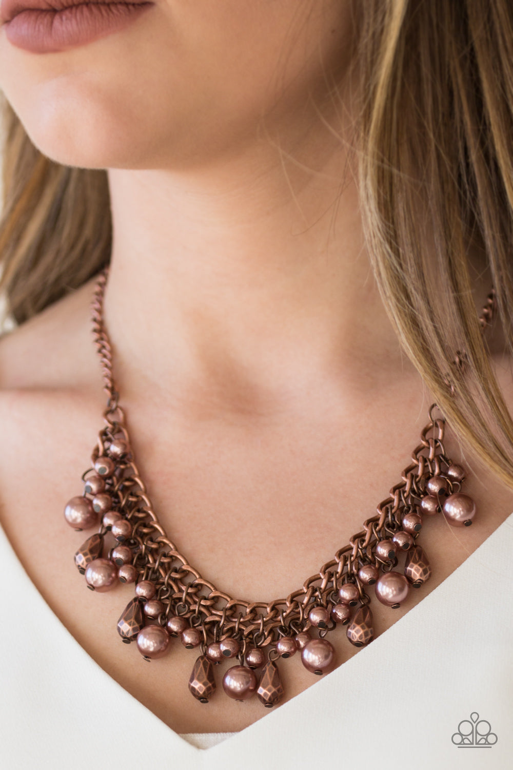 Paparazzi ♥ Imperial Idol - Copper ♥  Necklace