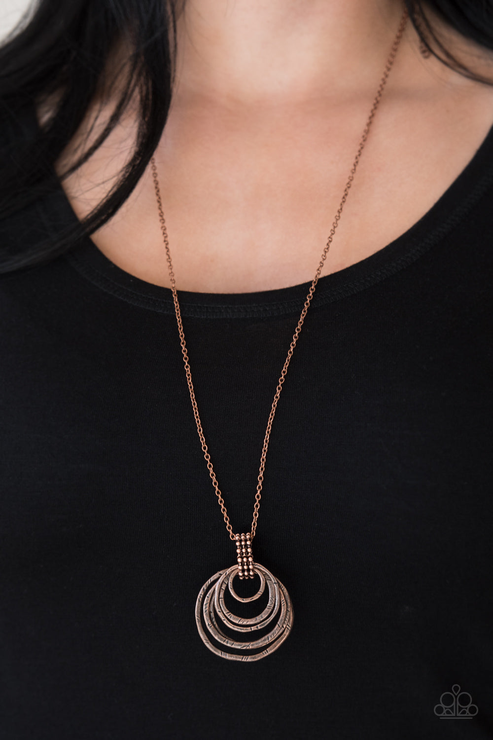 Paparazzi ♥ Rippling Relic - Copper ♥  Necklace