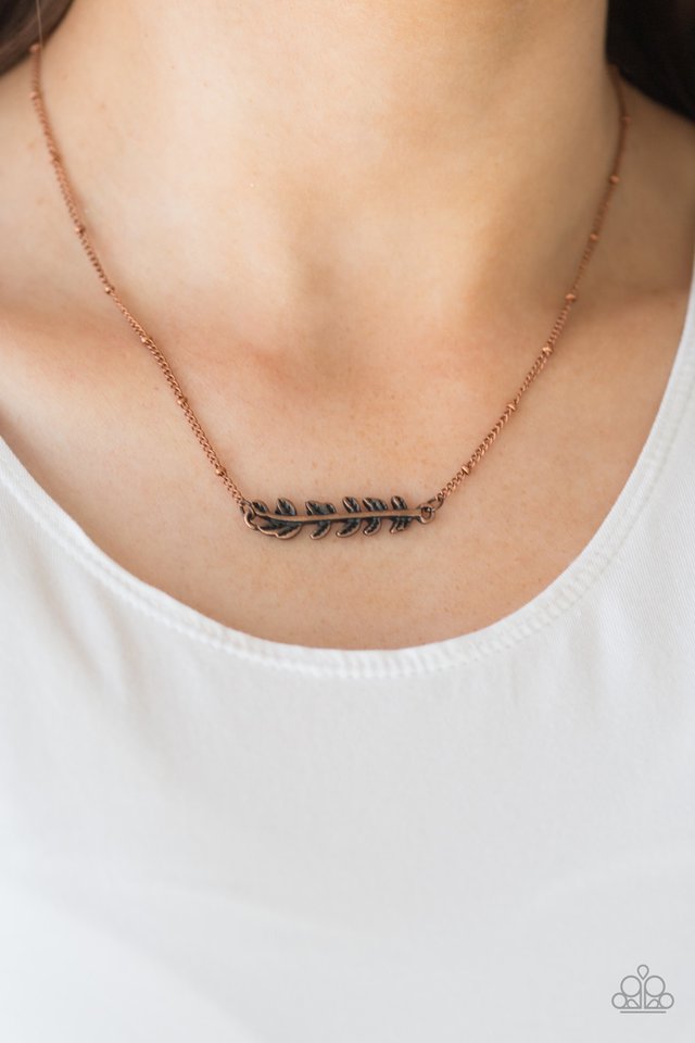 Paparazzi ♥ Beautifully Branching - Copper ♥ Necklace