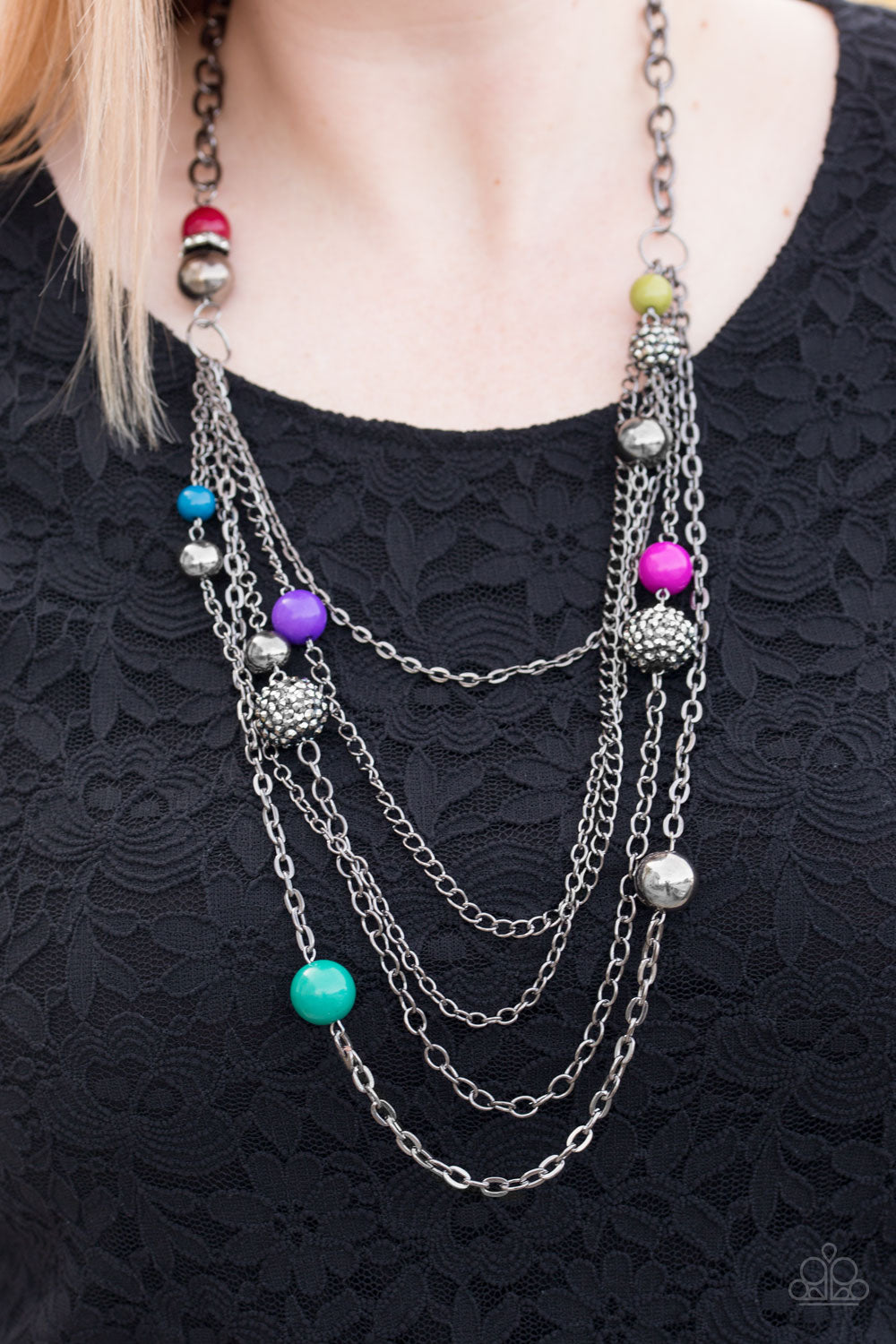 Paparazzi ♥ Radiant Renegade - Multi ♥  Necklace