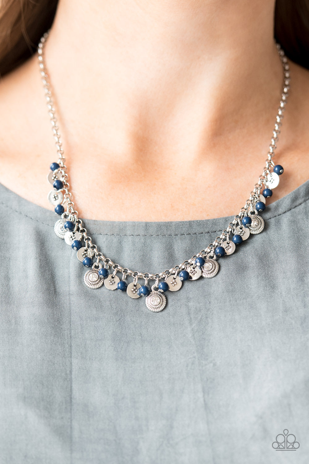 Paparazzi ♥ Fashion Formal - Blue ♥  Necklace
