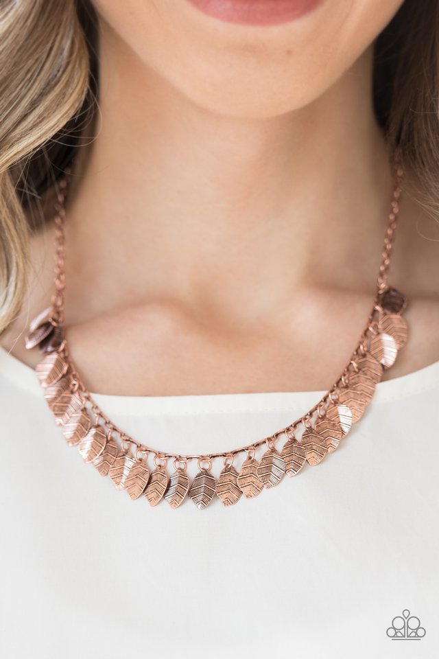 Paparazzi ♥ Sail Across The Sky - Copper ♥ Necklace