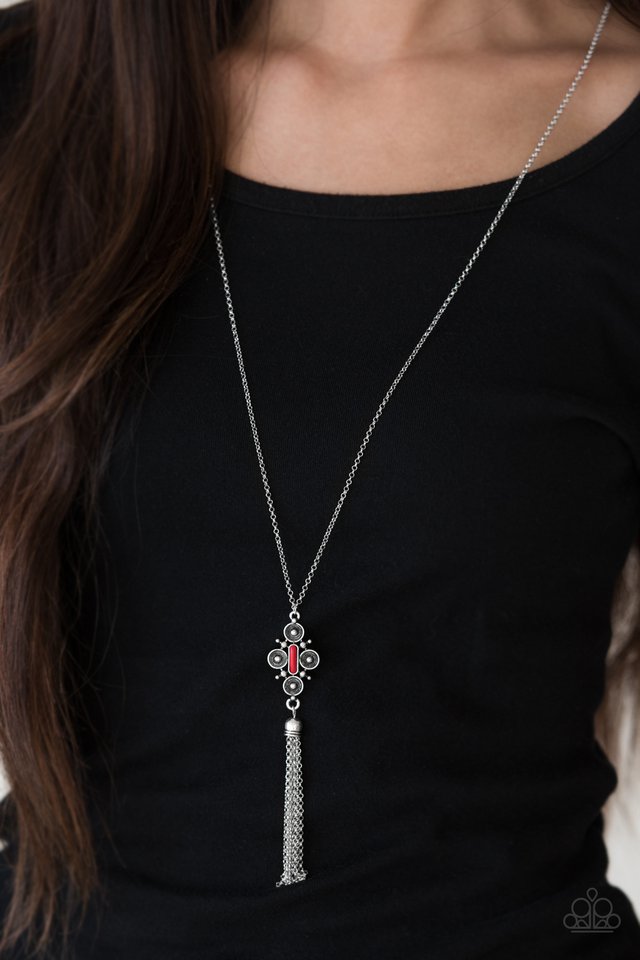Paparazzi ♥ Sedona Skies - Red ♥ Necklace