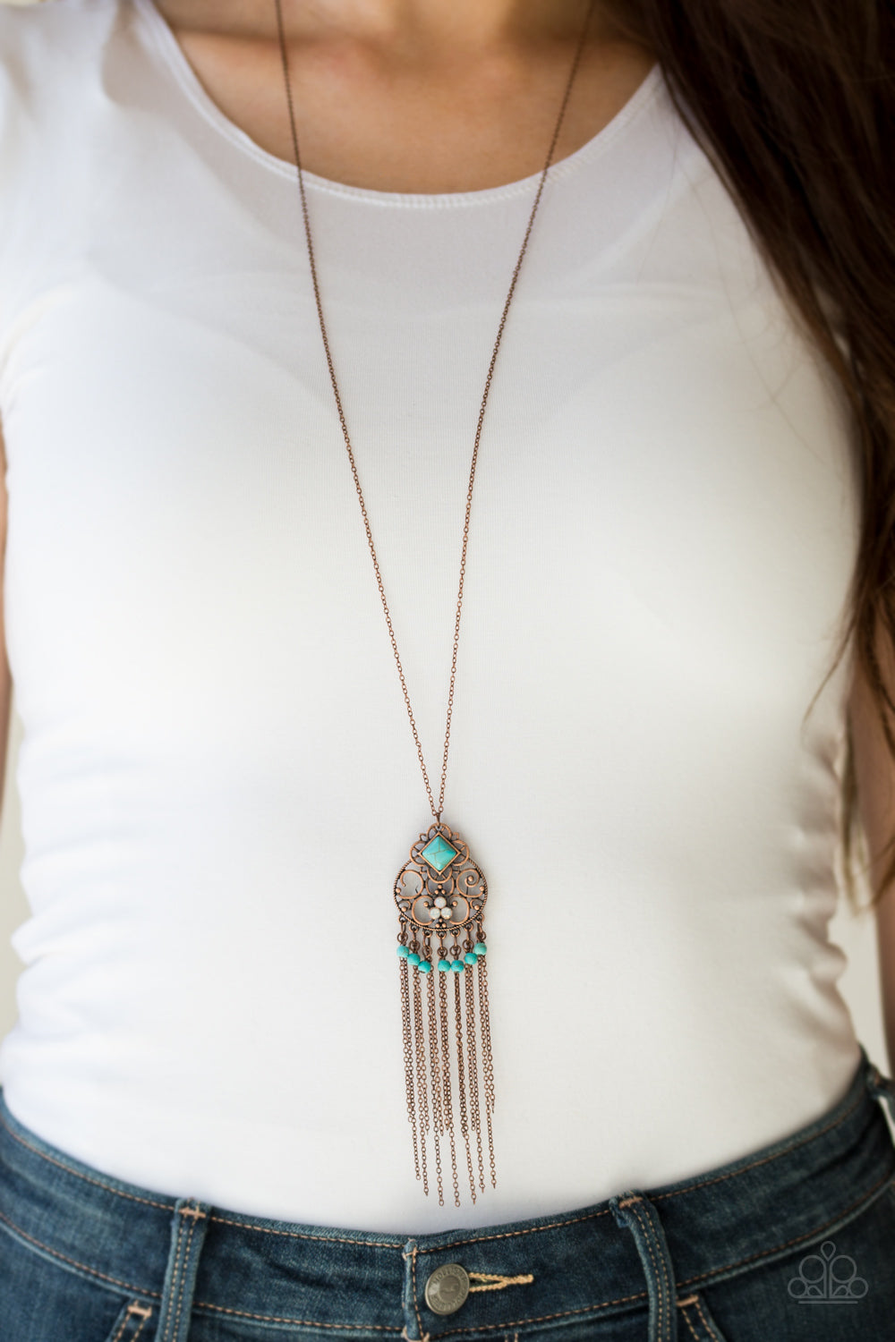 Paparazzi ♥ Whimsically Western - Copper ♥  Necklace