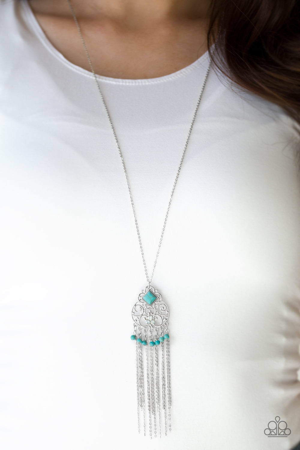 Paparazzi ♥ Whimsically Western - Blue ♥  Necklace