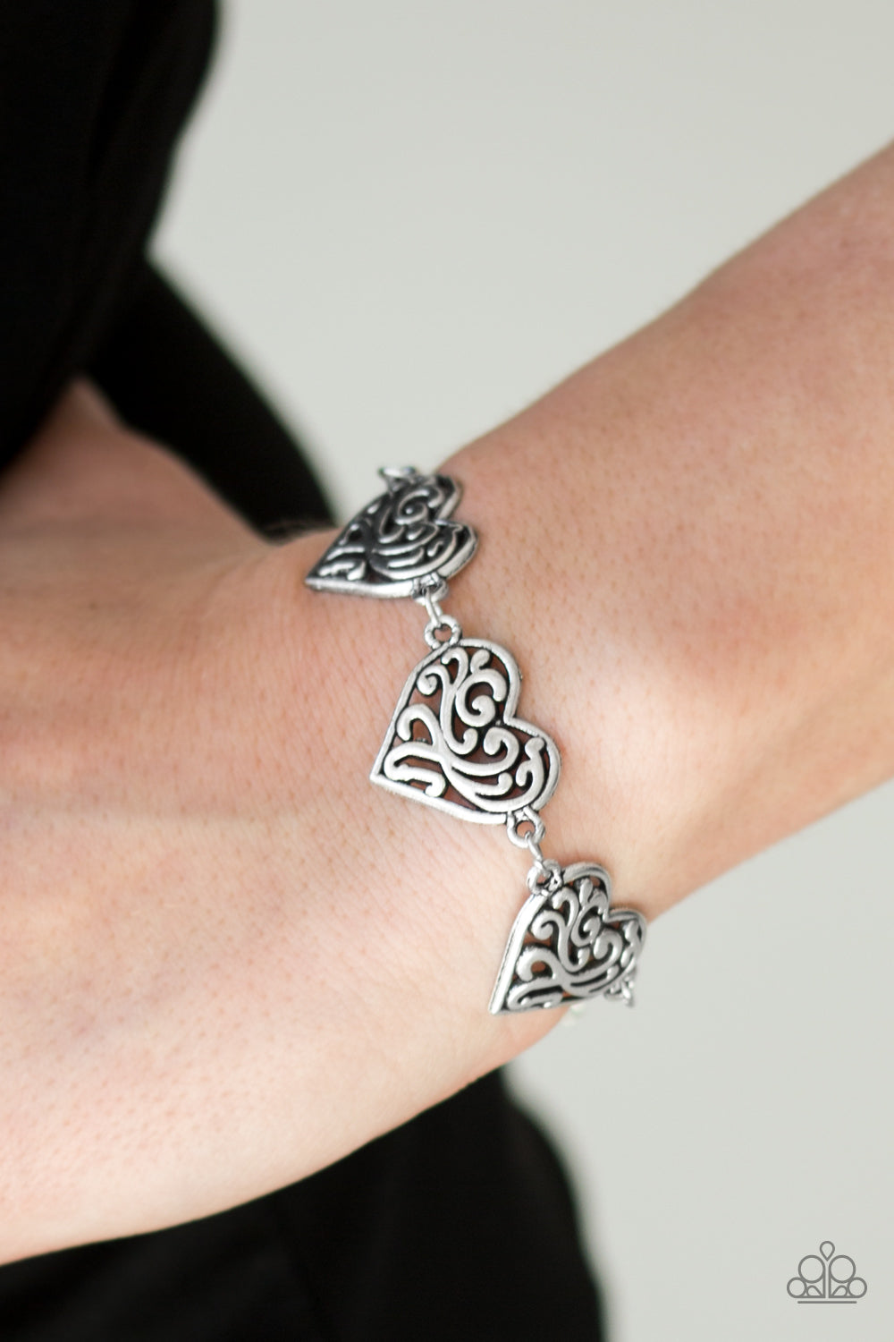 Paparazzi ♥ Heartfelt Harmony - Silver ♥  Bracelet