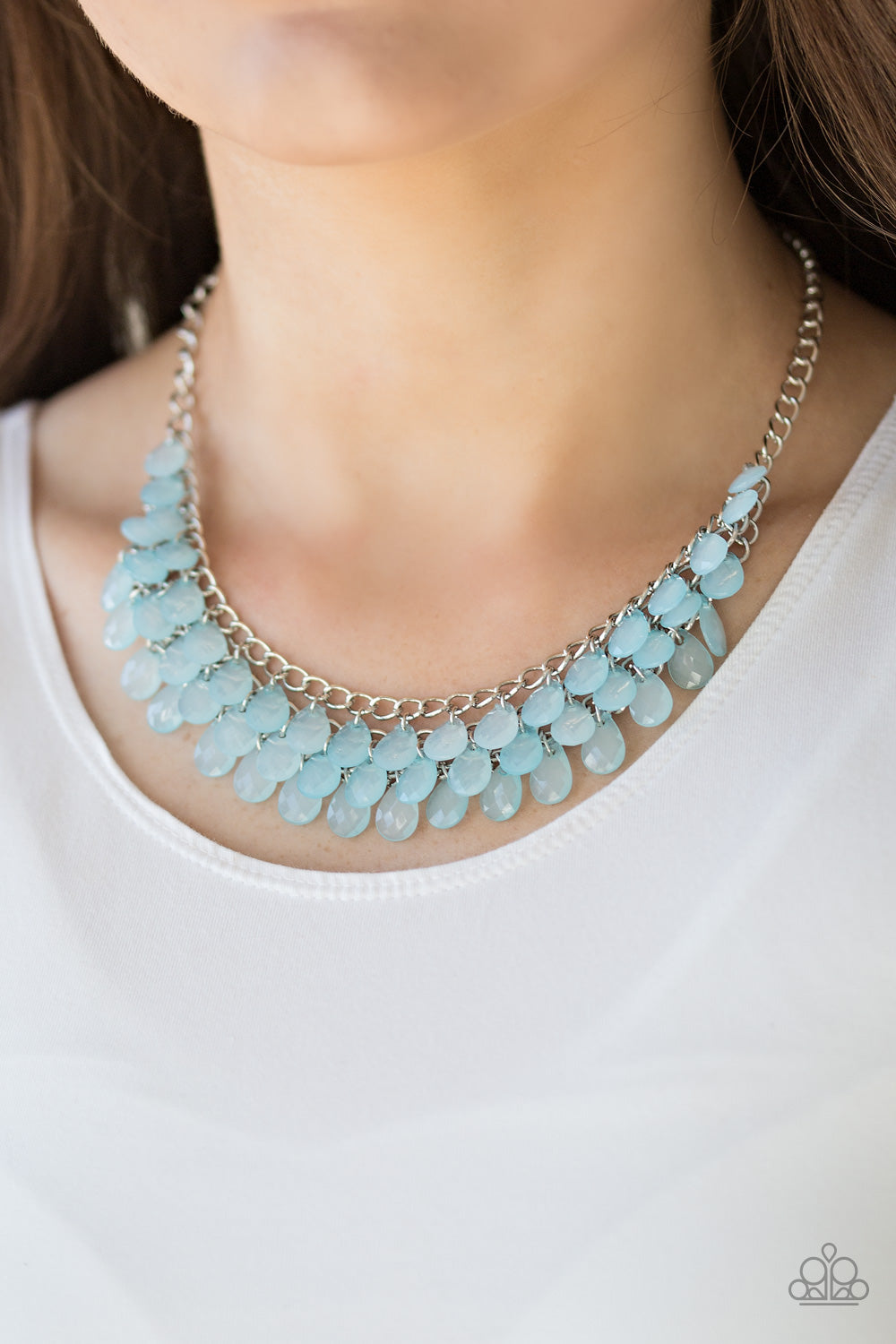 Paparazzi ♥ Next In SHINE - Blue ♥  Necklace