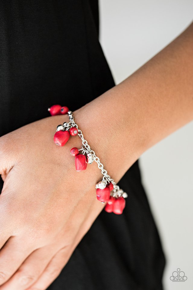 Paparazzi ♥ Mountain Mamba - Red ♥ Bracelet