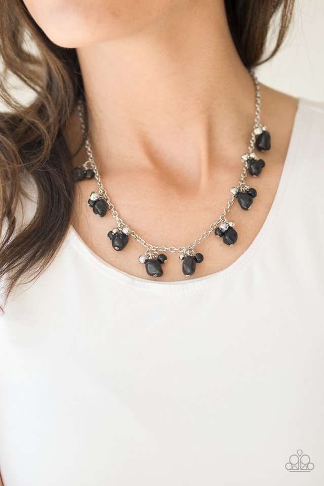 Paparazzi ♥ Rocky Mountain Magnificence - Black ♥ Necklace