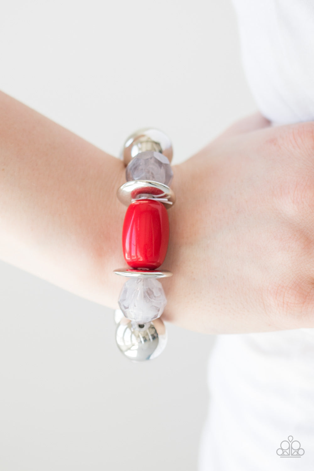 Paparazzi ♥ BAY After BAY - Red ♥  Bracelet