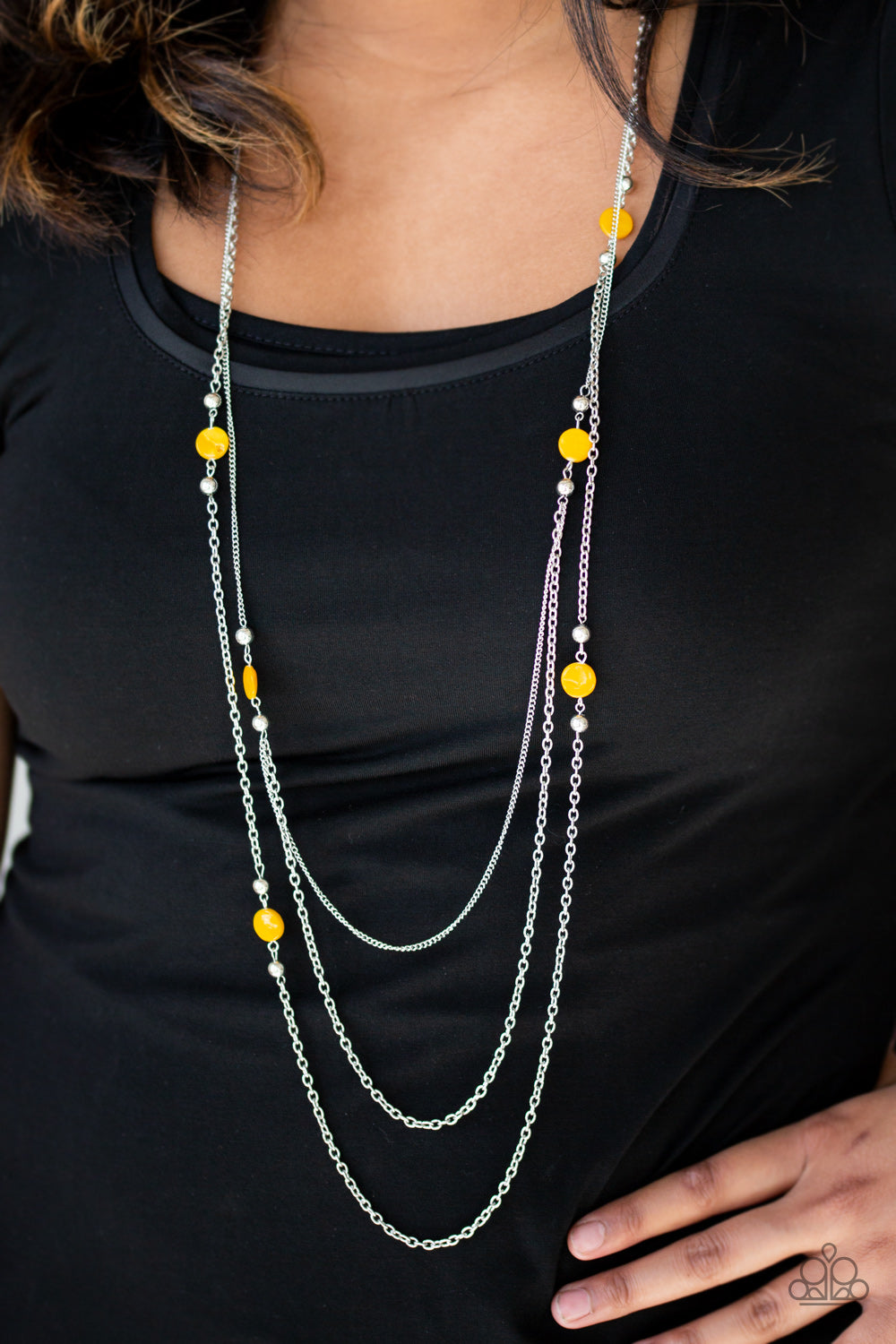 Paparazzi ♥ So SHORE Of Yourself - Yellow ♥  Necklace