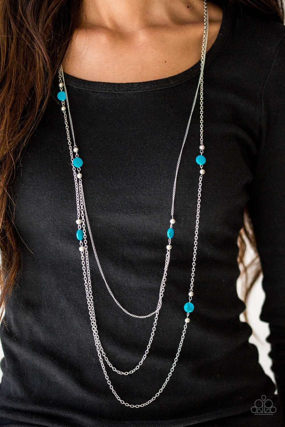 Paparazzi ♥ So SHORE Of Yourself - Blue ♥  Necklace