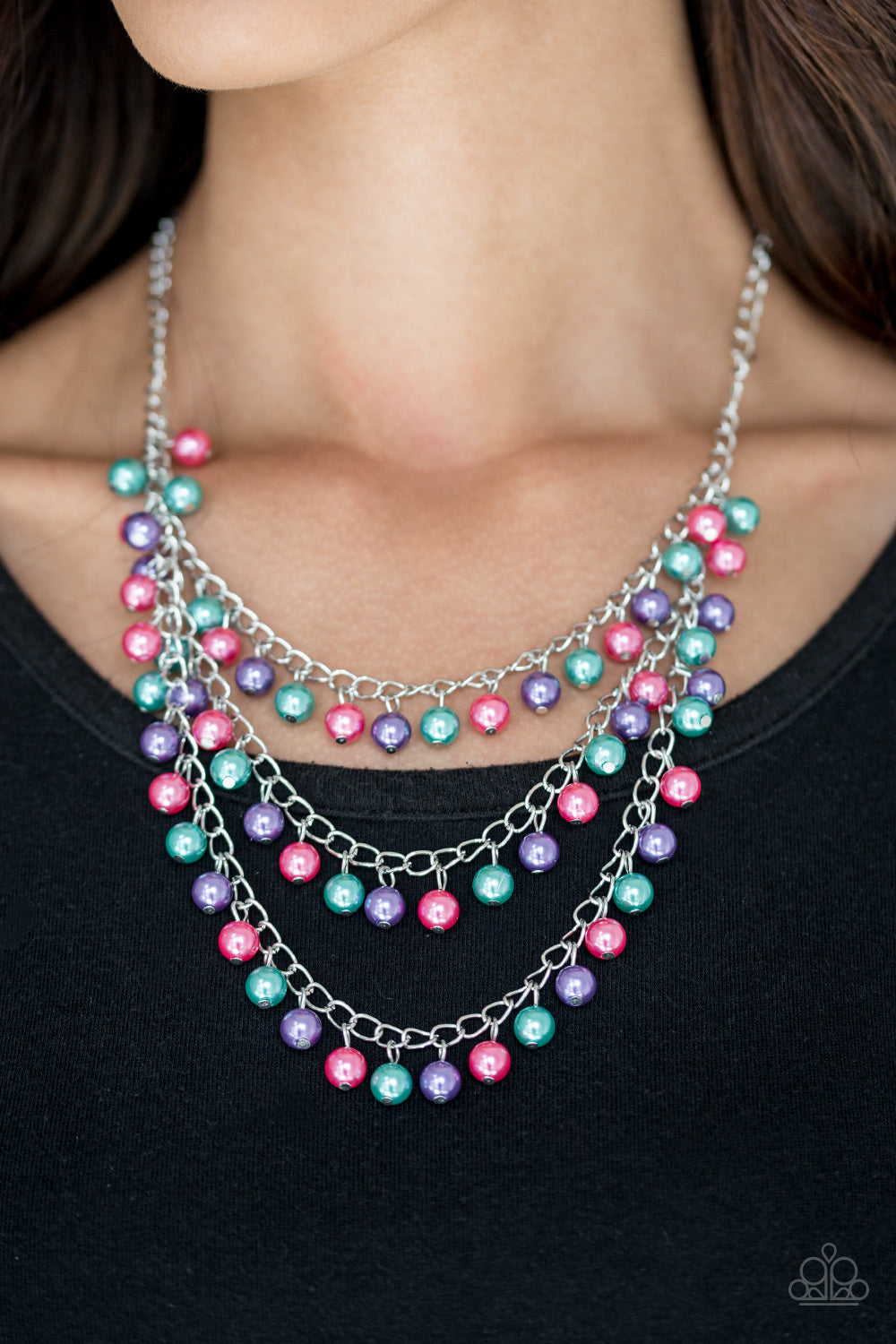 Paparazzi ♥ Chicly Classic - Multi ♥  Necklace