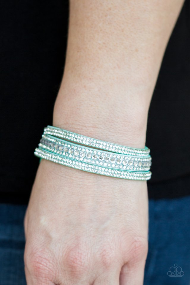 Paparazzi ♥ Harlem Hustle - Blue ♥ Bracelet