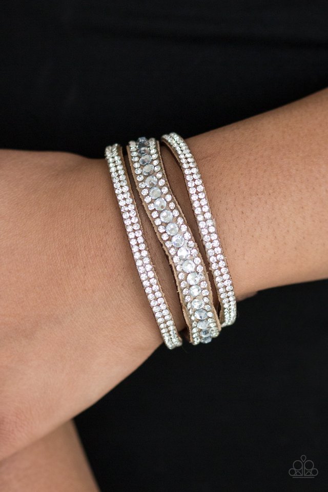 Paparazzi ♥ Harlem Hustle - Brown ♥ Bracelet