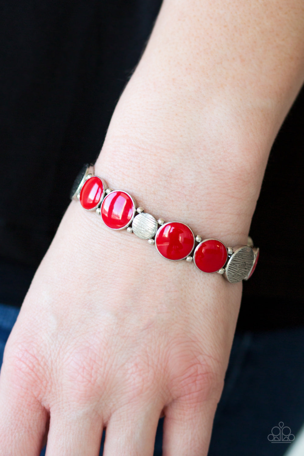 Paparazzi ♥ Bubble Blast - Red ♥  Bracelet