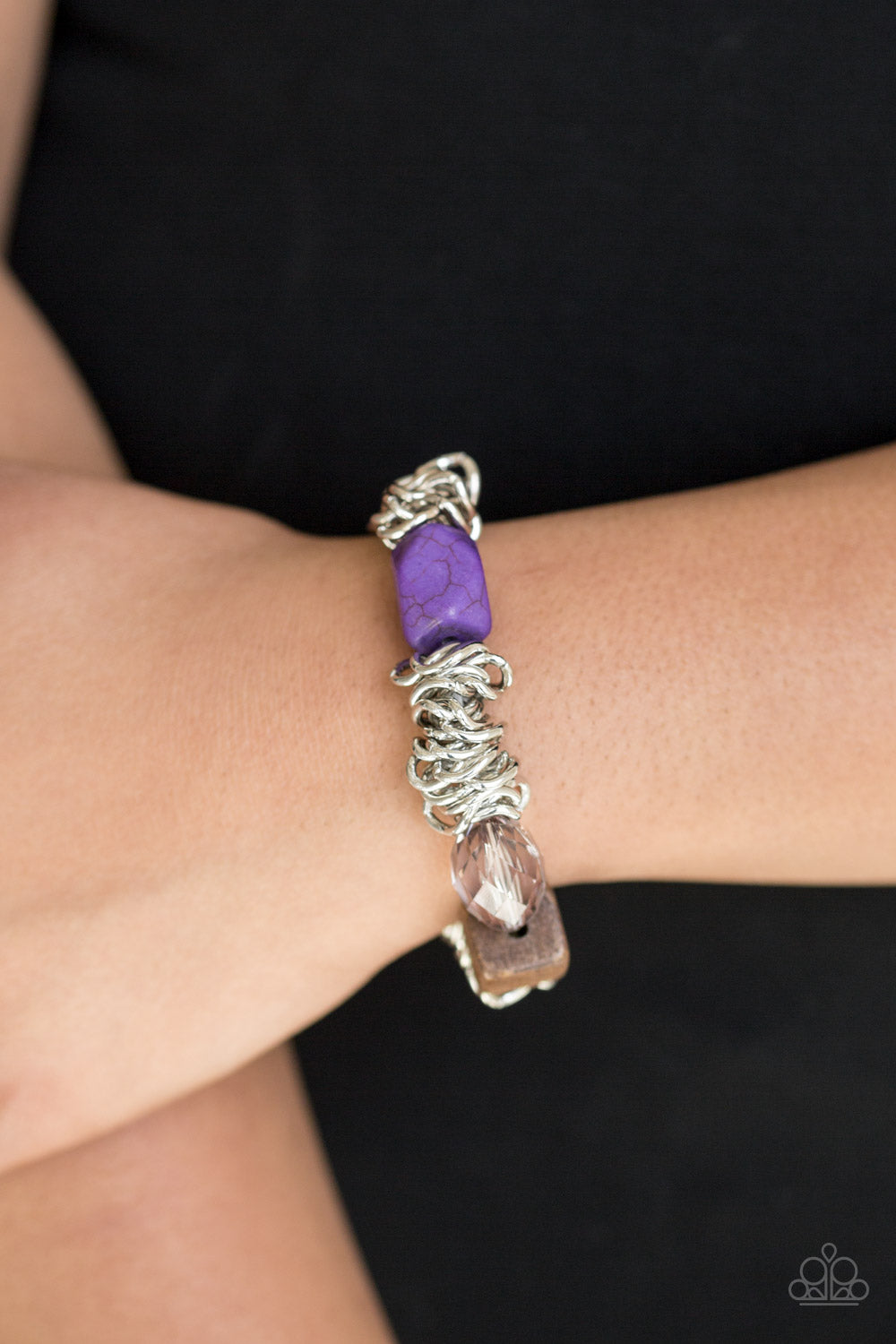 Paparazzi ♥ Mesmerizingly Magmatic - Purple ♥  Bracelet