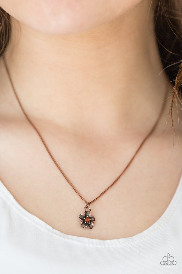 Paparazzi ♥ Boho Botanical - Copper ♥ Necklace