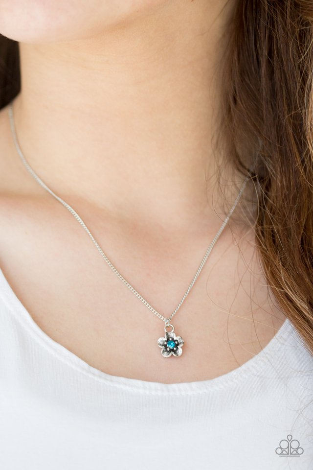 Paparazzi ♥ Boho Botanical - Blue ♥ Necklace