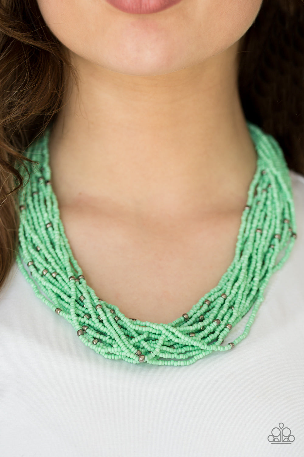 Paparazzi ♥ Summer Samba - Green ♥  Necklace