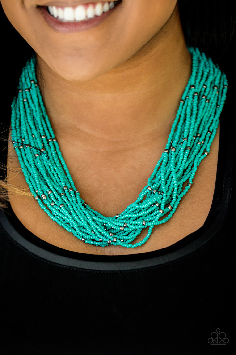 Paparazzi ♥ Summer Samba - Blue ♥  Necklace