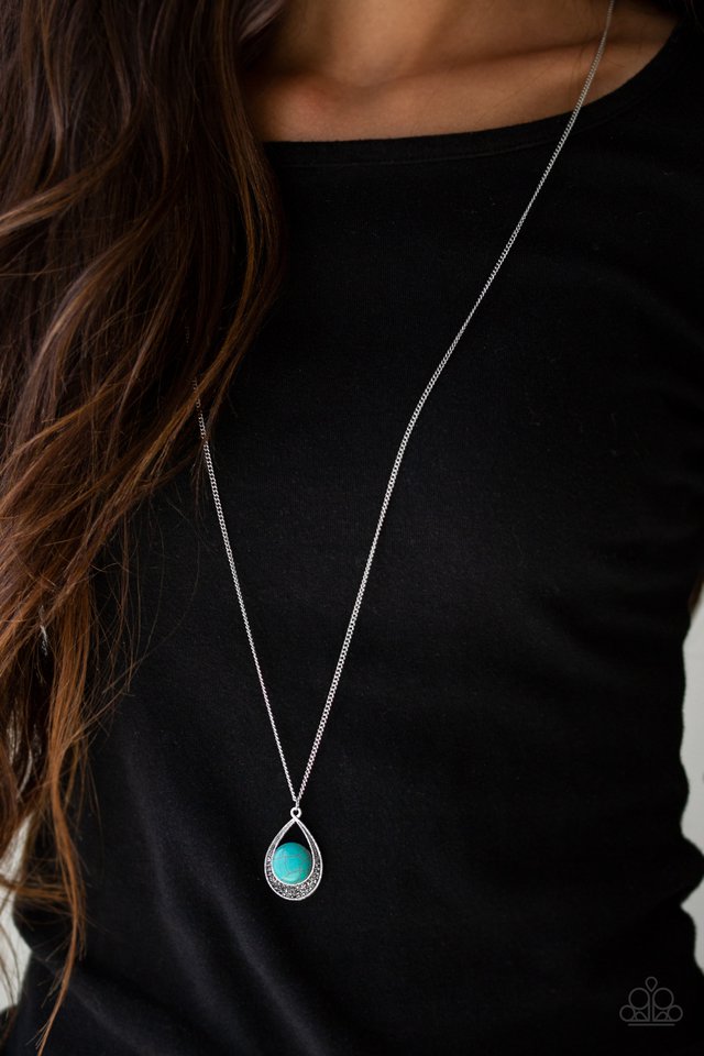 Paparazzi ♥ Rio Rancho Resplendence - Blue ♥ Necklace