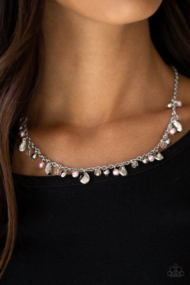 Paparazzi ♥ Spring Sophistication - Pink ♥ Necklace