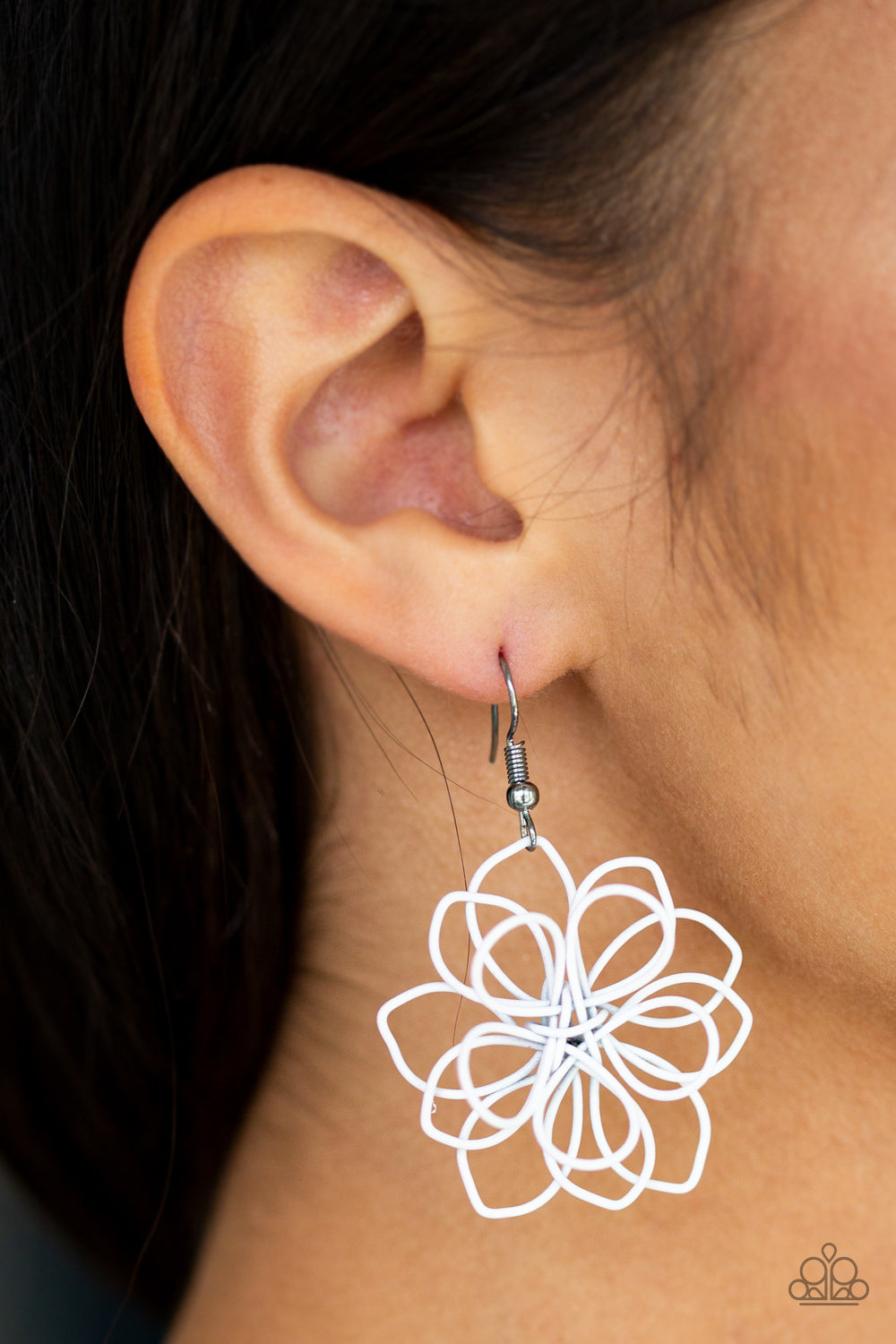 Paparazzi ♥ Springtime Serenity - White ♥  Earrings