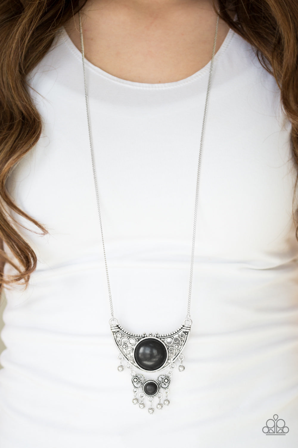 Paparazzi ♥ Summit Style - Black ♥  Necklace