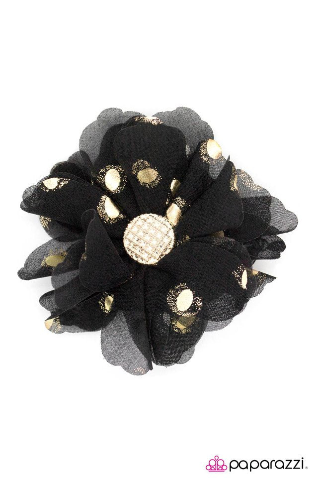 Paparazzi ♥ Can You Keep A Secret? - Black ♥ Hair Clip