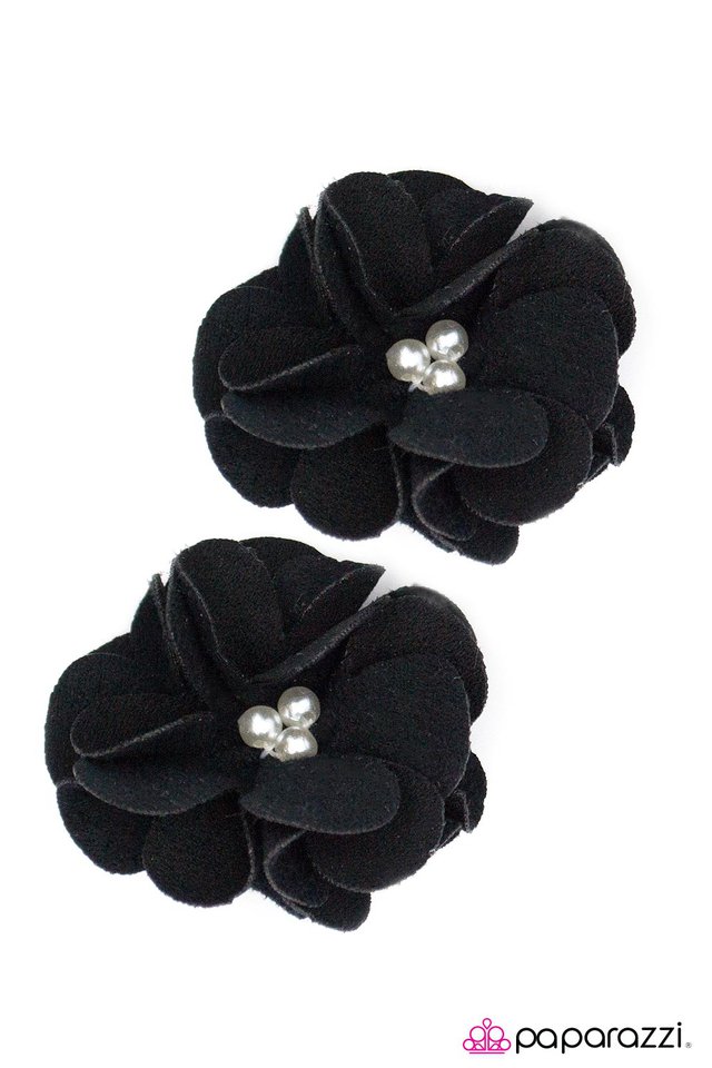 Paparazzi ♥ Double Duty - Black ♥ Hair Clip