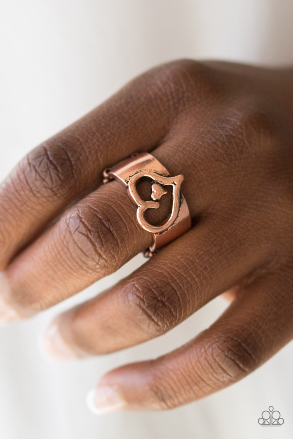 Paparazzi ♥ Cute As Cupid - Copper ♥  Ring