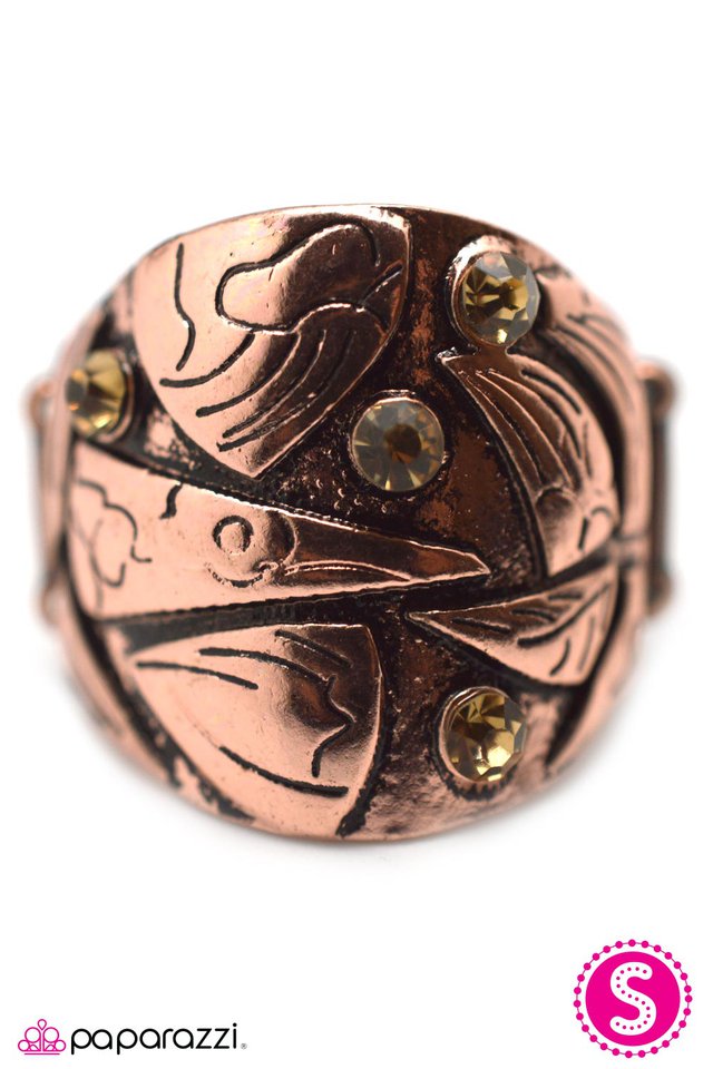 Paparazzi ♥ Piece It All Together - Copper ♥ Ring