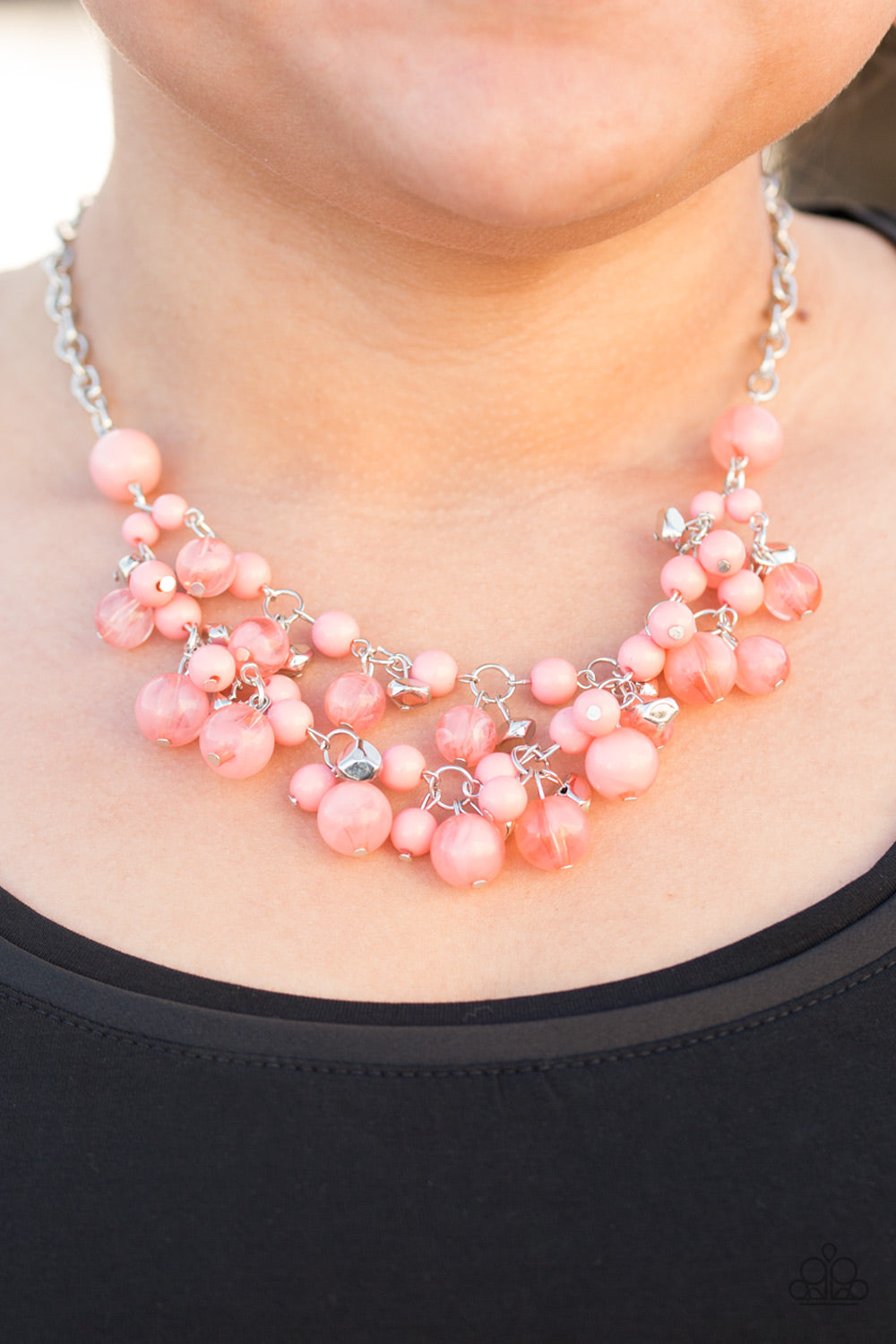 Paparazzi ♥ Spring Bride - Orange ♥  Necklace