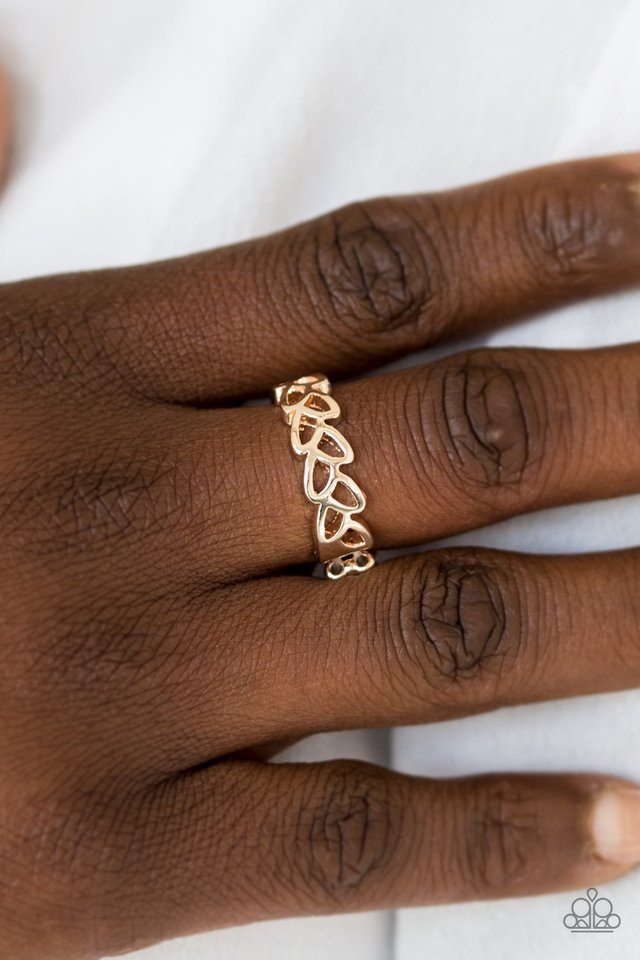 Paparazzi ♥ Garland Grandeur - Rose Gold ♥ Ring