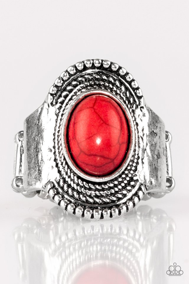 Paparazzi ♥ Modern Mesa - Red ♥ Ring – LisaAbercrombie