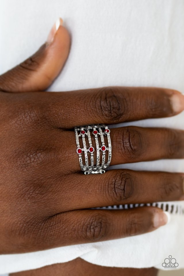 Paparazzi ♥ Scale Up - Red ♥ Ring