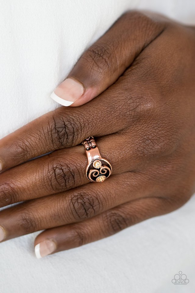 Paparazzi ♥ Oceanic Bliss - Copper ♥ Ring