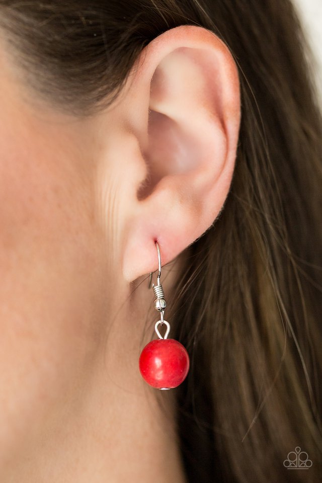 Paparazzi ♥ Second Nature - Red ♥ Necklace