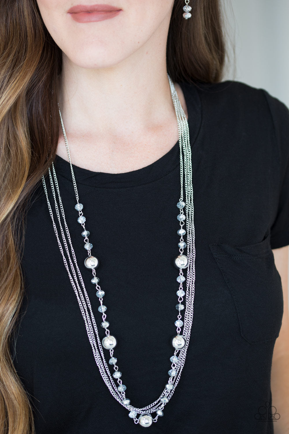 Paparazzi ♥ High Standards - Silver ♥  Necklace