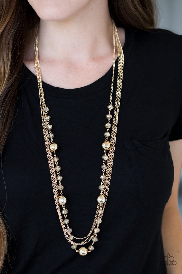 Paparazzi ♥ High Standards - Gold ♥ Necklace