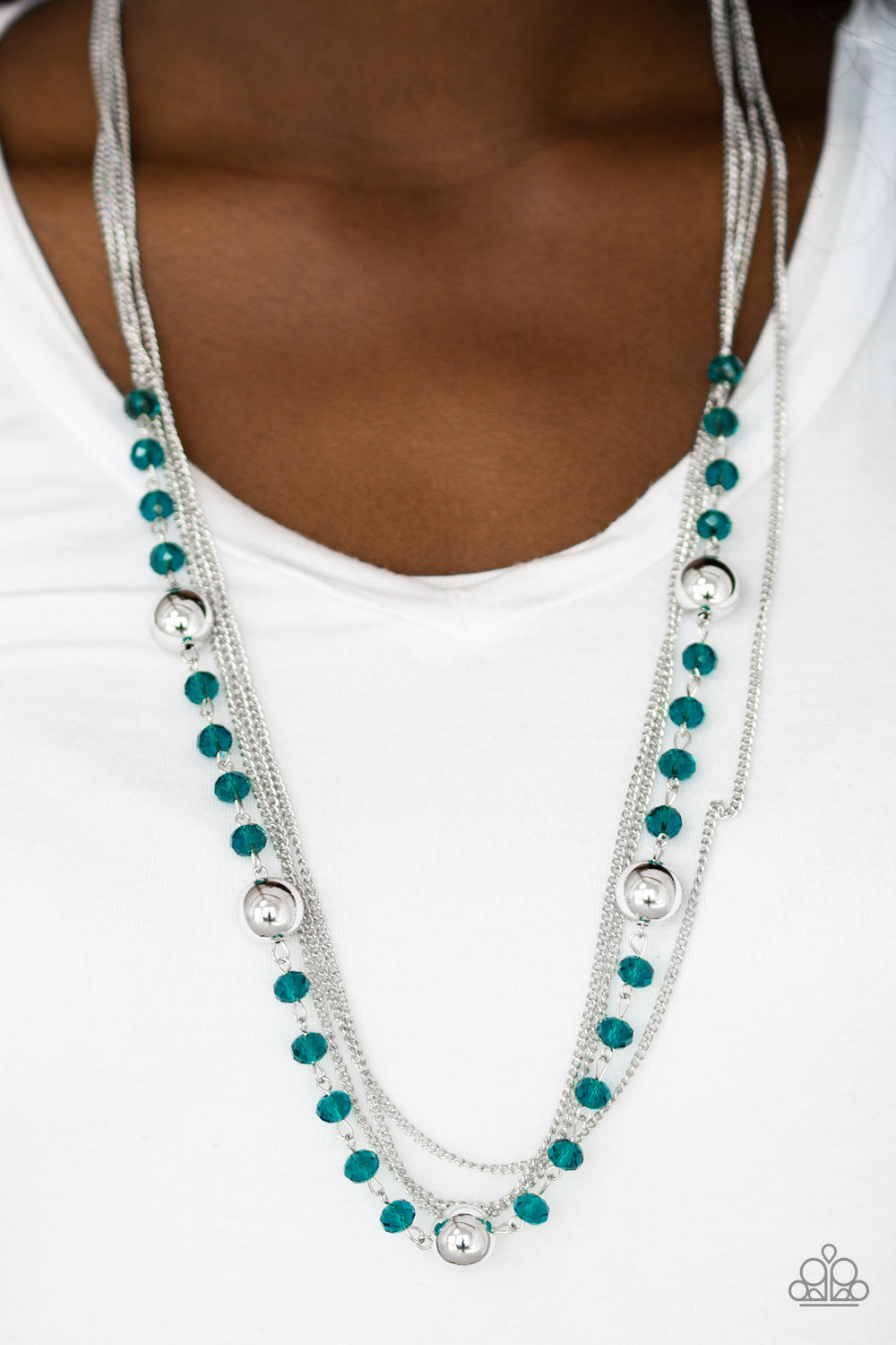 Paparazzi ♥ High Standards - Blue ♥  Necklace