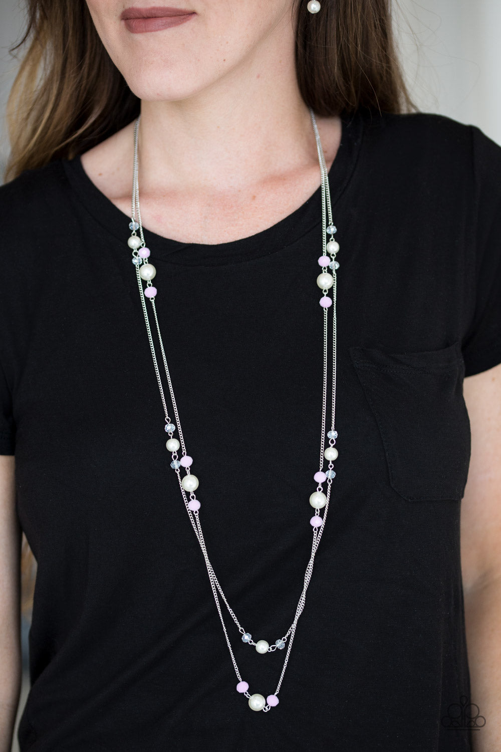 Paparazzi ♥ Spring Splash - Pink ♥  Necklace