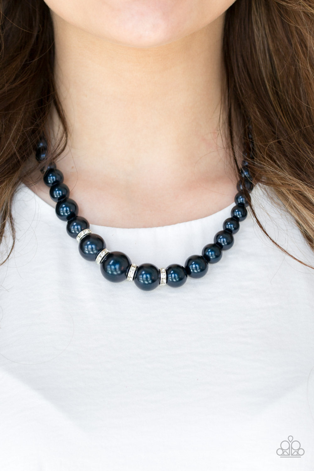 Paparazzi ♥ Party Pearls - Blue ♥  Necklace