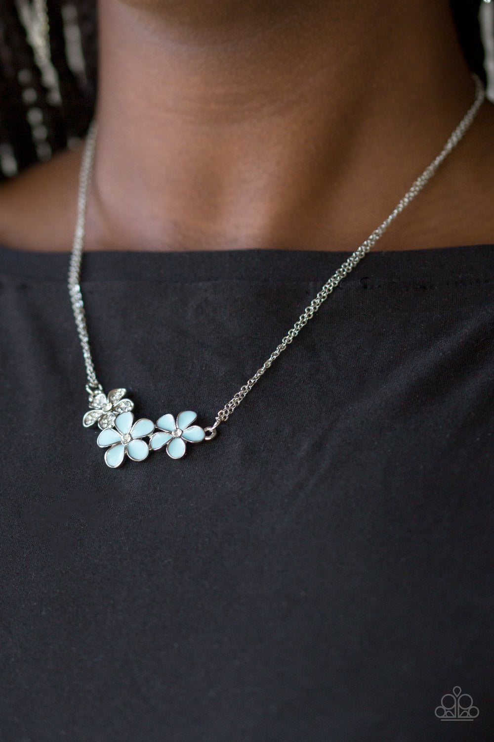 Paparazzi ♥ Hibiscus Haciendas - Blue ♥  Necklace